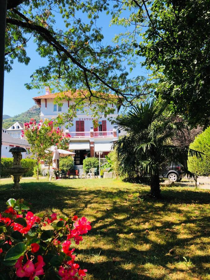 T2 Avec Terrasse Vue Hautacam Dans Villa Historique "Victoria" Argeles-Gazost Bagian luar foto